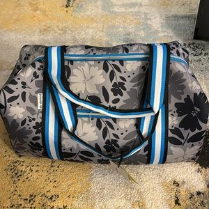 NEW Large Ah Dorned Floral Neoprene Duffle bag